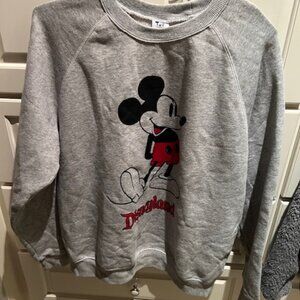 GRAY DISNEY SWEAT SHIRT LARGE